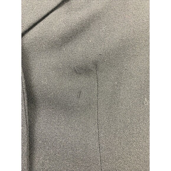 BOGO Broadway Vintage Collection Black Wool Blazer Three Button High Low Women M - Picture 5 of 12